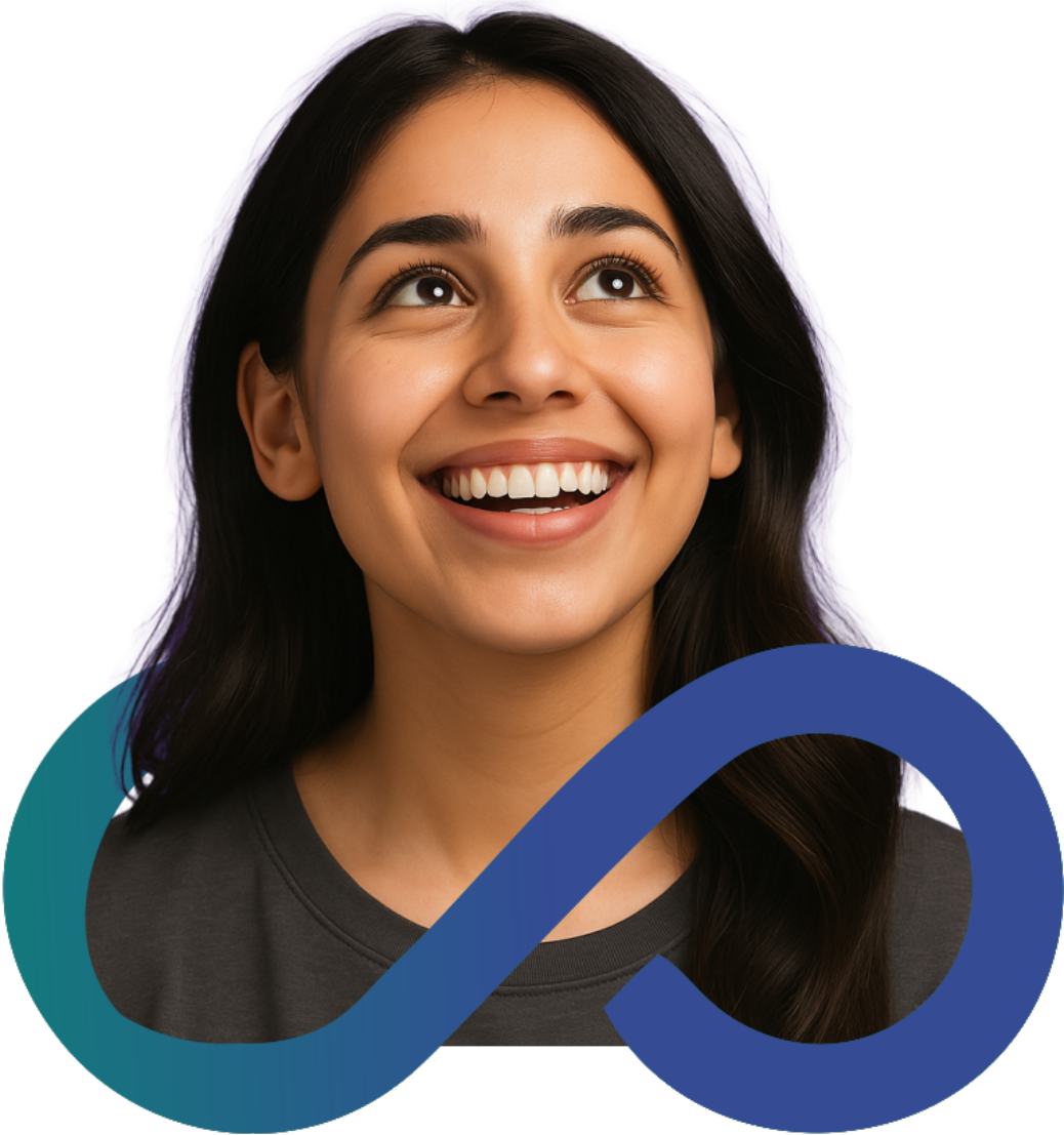 Smiling person